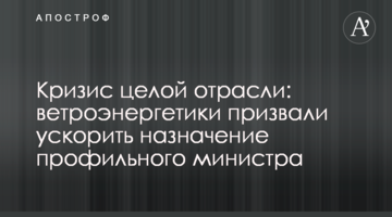 Кризис целой отрасли: ветроэнергетики призвали ускорить назначение профильного министра