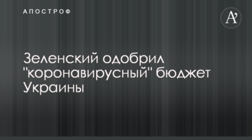Зеленский одобрил "коронавирусный" бюджет Украины