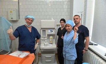 Київська клінічна лікарня №15 отримала новий наркозно-дихальний апарат від Бориса Ложкіна