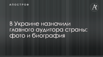 В Украине назначили главного аудитора страны: фото и биография