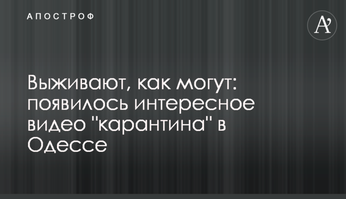 Виживають, як можуть: з'явилося цікаве відео 