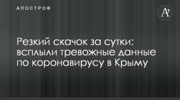 Резкий скачок за сутки: всплыли тревожные данные по коронавирусу в Крыму