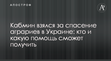 Кабмин взялся за спасение аграриев в Украине: кто и какую помощь сможет получить