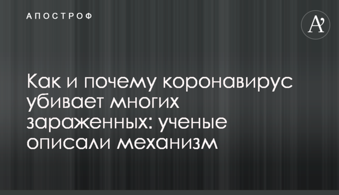 Як і чому коронавірус вбиває багатьох заражених: вчені описали механізм
