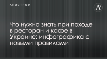 Що потрібно знати при поході в ресторан і кафе в Україні: інфографіка з новими правилами