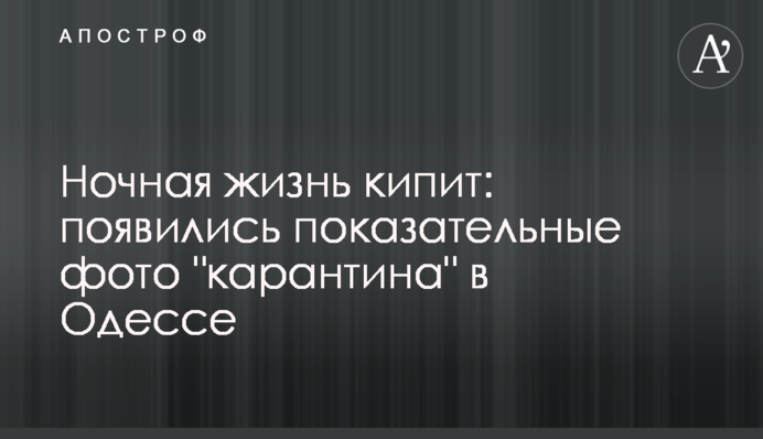 Ночная жизнь кипит: появились показательные фото 