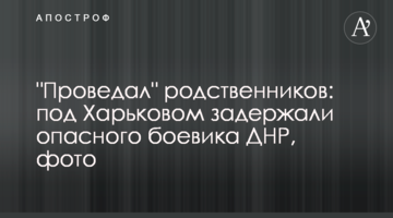 "Проведал" родственников: под Харьковом задержали опасного боевика ДНР, фото