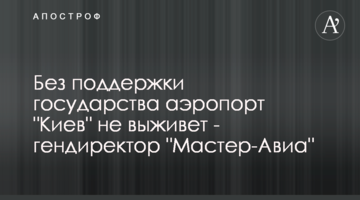 Без підтримки держави аеропорт "Київ" не виживе - гендиректор "Мастер-Авіа"