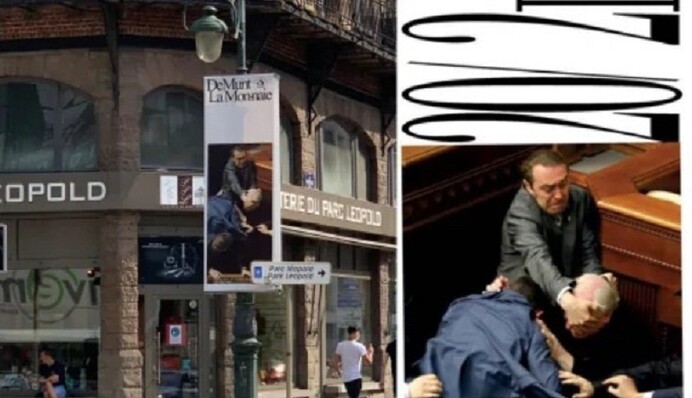 Бійка українських нардепів у Раді стала рекламою театру в Бельгії: фото і несподіване пояснення