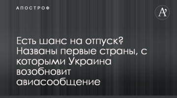 Есть шанс на отпуск: названы первые страны, с которыми Украина возобновит авиасообщение