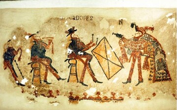 Гватемалець виявив під штукатуркою кольорові фрески цивілізації майя: фото унікальної знахідки