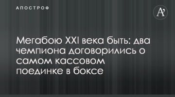 Мегабою XXI века быть: два чемпиона договорились о самом кассовом поединке в боксе