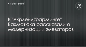В "Укрлендфарминге" Бахматюка рассказали о модернизации элеваторов