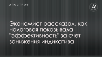 Економіст розповів, як податкова показувала "ефективність" за рахунок заниження індикатива