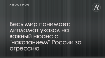 Весь мир понимает: дипломат указал на важный нюанс с "наказанием" России за агрессию