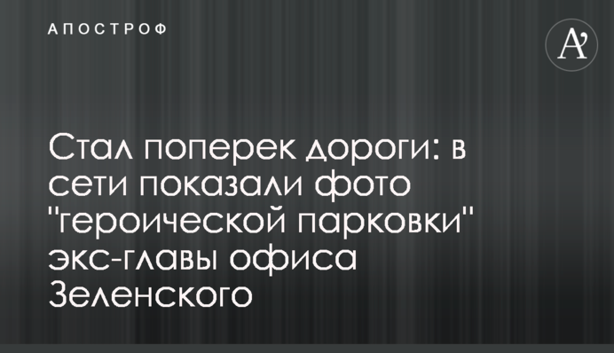 Стал поперек дороги: в сети показали фото 
