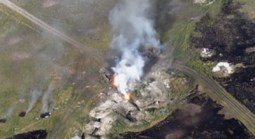 ЗСУ дали відсіч бойовикам: відео потужного удару по укріпленнях на Донбасі