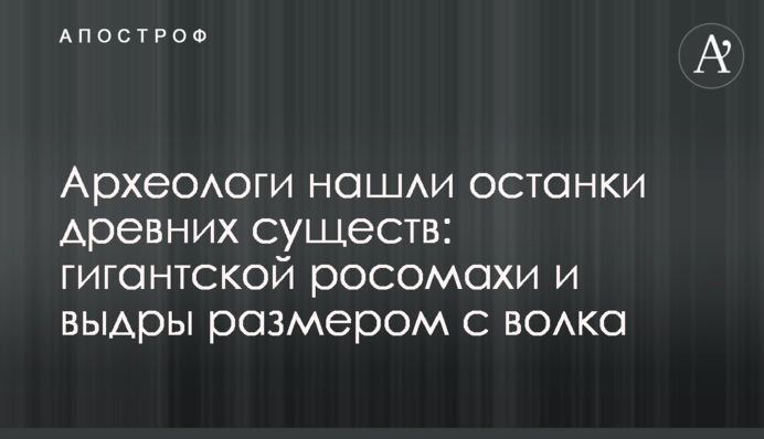 Археологи знайшли останки стародавніх істот: гігантської росомахи і видри розміром з вовка