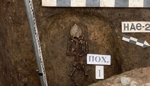 В Україні знайшли скелет дитини, який пролежав під землею сотні років: фото