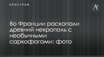 У Франції розкопали стародавній некрополь з незвичайними саркофагами: фото
