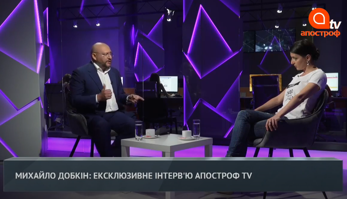 "Зеленський буде ще максимум рік": Добкін на "Апостроф TV" у Роксани Руно