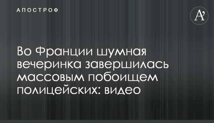 В Германии шумная вечеринка завершилась массовым побоищем полицейских: видео