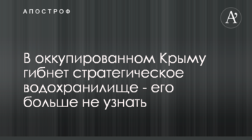 В оккупированном Крыму гибнет стратегическое водохранилище - его больше не узнать