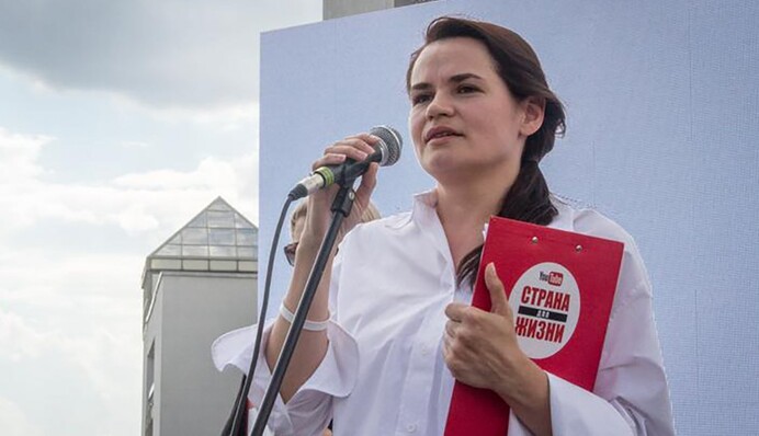 Світлана Тіхановська відповіла на запитання, чий Крим - вона головна конкурентка Лукашенка