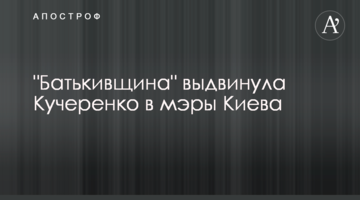"Батьківщина" висунула Кучеренка в мери Києва