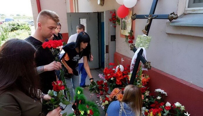 У Білорусі прощаються із загиблим учасником акцій протесту - Олександру Вихору було 25 років