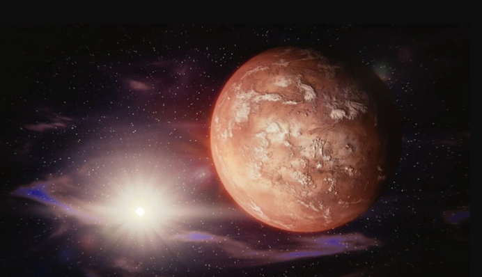 В NASA показали фантастическое фото лавины на Марсе