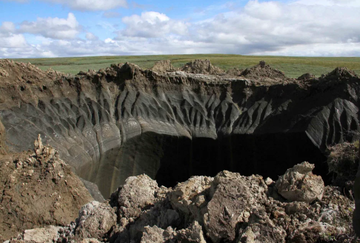 В Арктиці виявили величезний кратер - тепер усі говорять про НЛО або потужний вибух