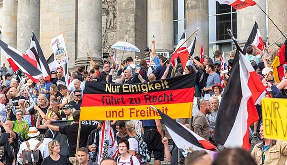 Президент Німеччини засудив спробу штурму Рейхстагу під імперськими прапорами