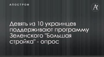 Дев'ять з 10 українців підтримують програму Зеленського "Велике будівництво" - опитування