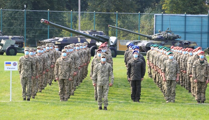 Українські військові спільно з американськими розпочали навчання Rapid Trident 2020: фото