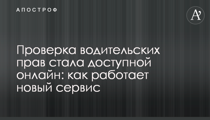 Проверка водительских прав стала доступной онлайн: как работает новый сервис