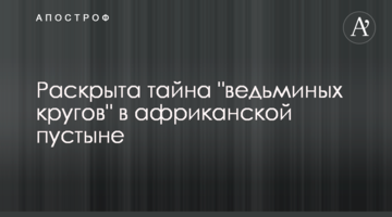 Раскрыта тайна "ведьминых кругов" в африканской пустыне