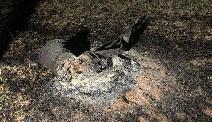 З'явилися фото та відео збитого в Карабасі азербайджанського безпілотника
