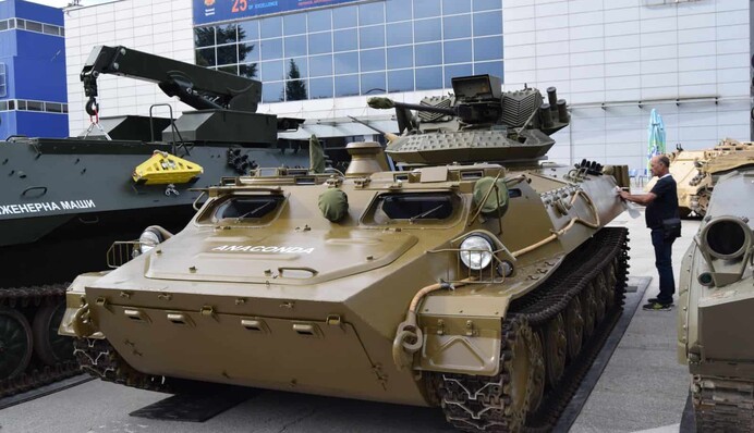 У Болгарії презентували бойову машину Anakonda з українським 