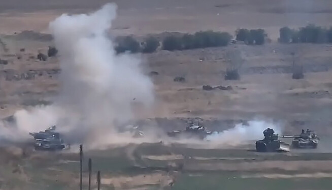 Вірменія показала відео потужних ударів у відповідь по азербайджанським військам