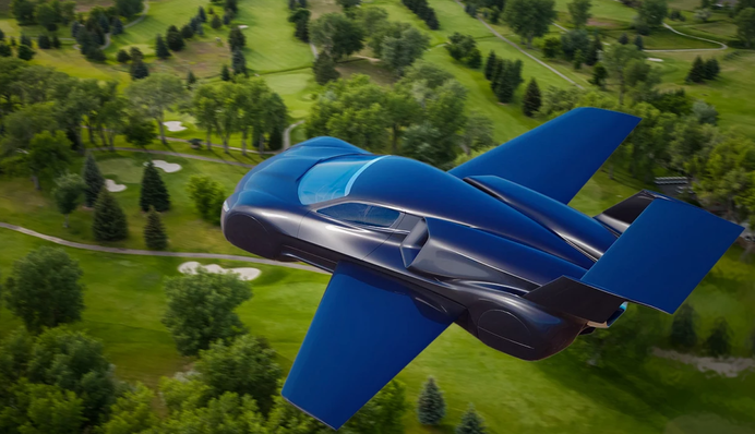 В Италии презентовали концепт летающего гиперкара - будет разгоняться до 800 км в час: фото