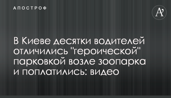 В Киеве десятки водителей отличились 