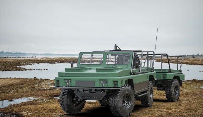 В Україні показали концепт плаваючого тактичного автомобіля: характеристики і фото