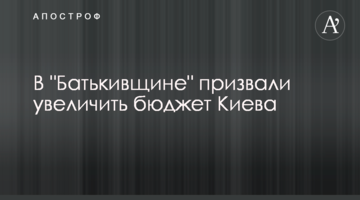 У "Батьківщині" закликали збільшити бюджет Києва