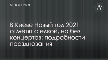 В Киеве Новый год 2021 отметят с елкой, но без концертов:  подробности празднования
