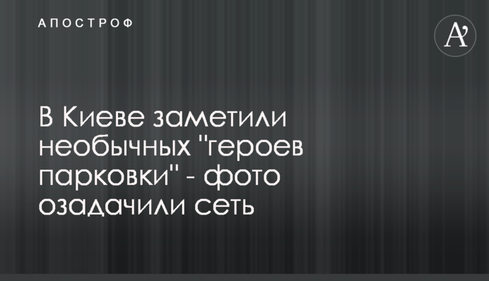 У Києві помітили незвичайних 