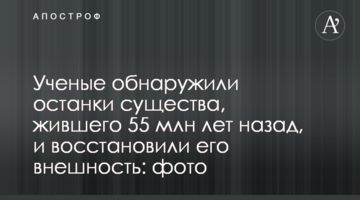Ученые обнаружили останки существа, жившего 55 млн лет назад, и восстановили его внешность: фото