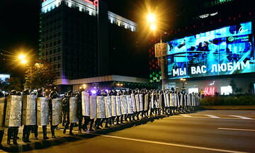 В Минск накануне акции протеста сгоняют спецтехнику и силовиков:  видео