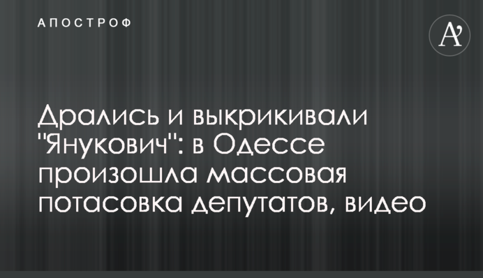 Дрались и выкрикивали 