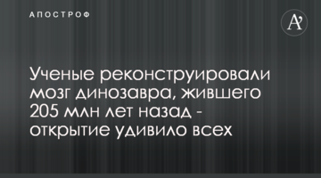 Вчені реконструювали мозок динозавра, що жив 205 млн років тому: фото